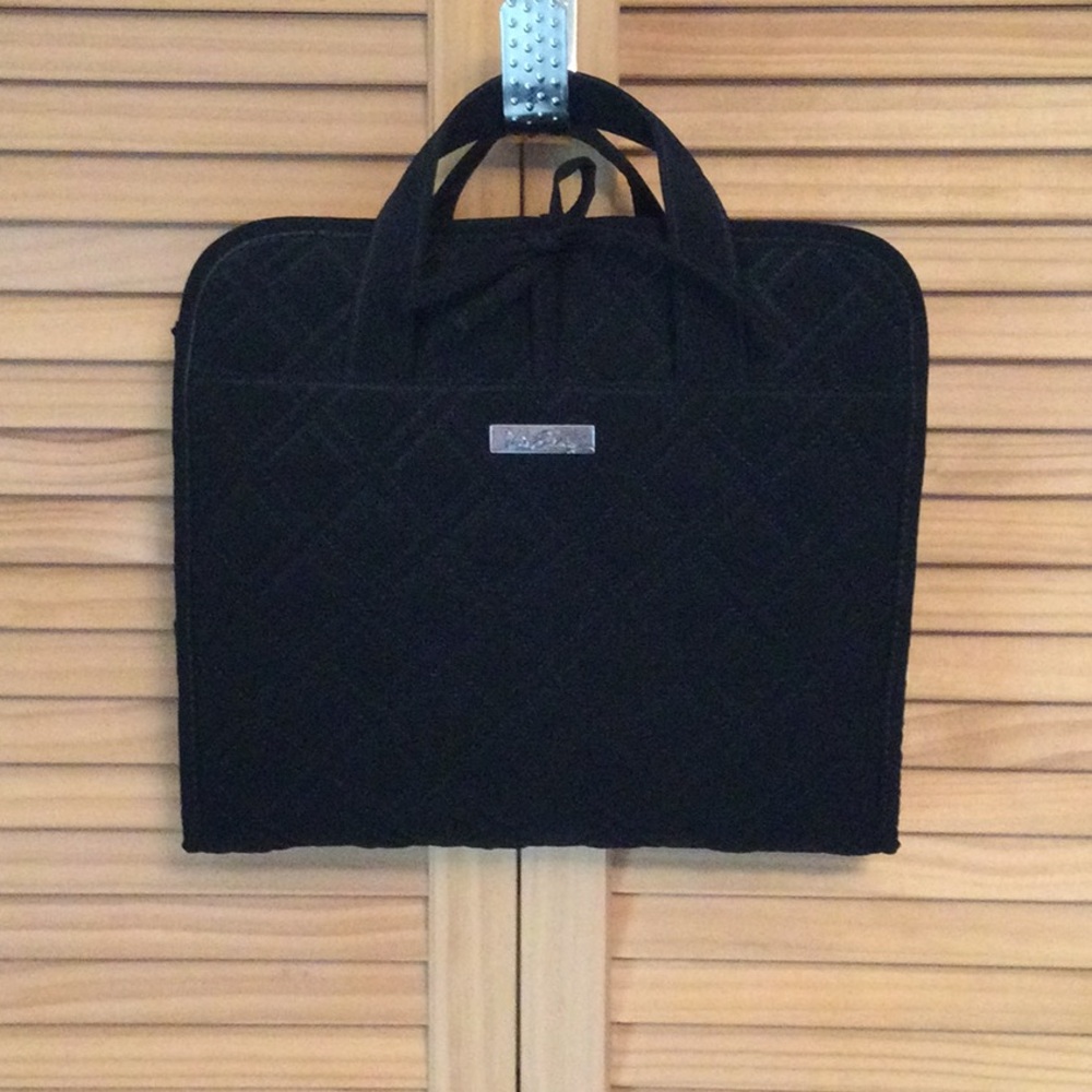 Vera Bradley Quilted Black Makeup Organizer